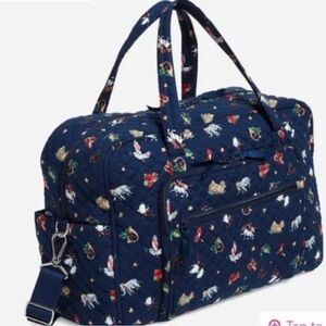 Vera Bradley Weekender Travel Bag - Snow Globe Motifs
